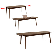 Montreux Extendable Large Walnut Dining Table 180/219cm Extending Top